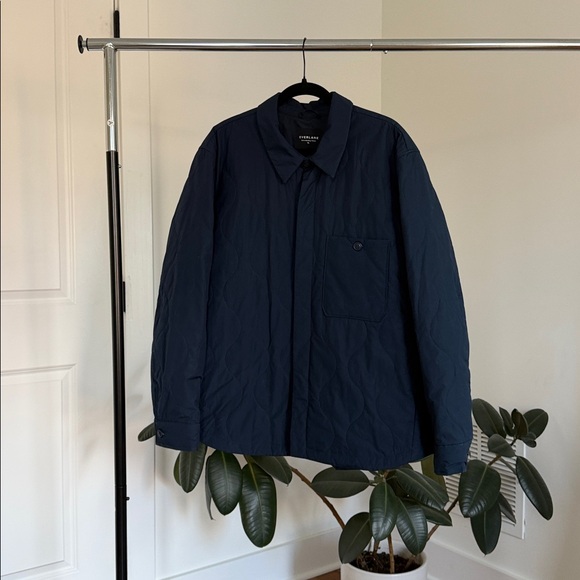 Everlane Men's Navy Quilted Jacket - Picture 2 of 3